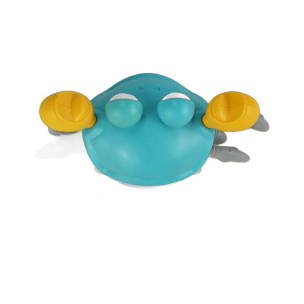 Baby Crawling Crab Musikleksak, Toddler Elektronisk Ljusupplyst Krypande Leksak med Automatisk (Blå/Orange) blue