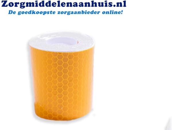 Reflekterende Tape Klasse 1 Selvklebende 2 Ruller Hvit Rød 5cm Bredde 300cm Lengde Per Rull