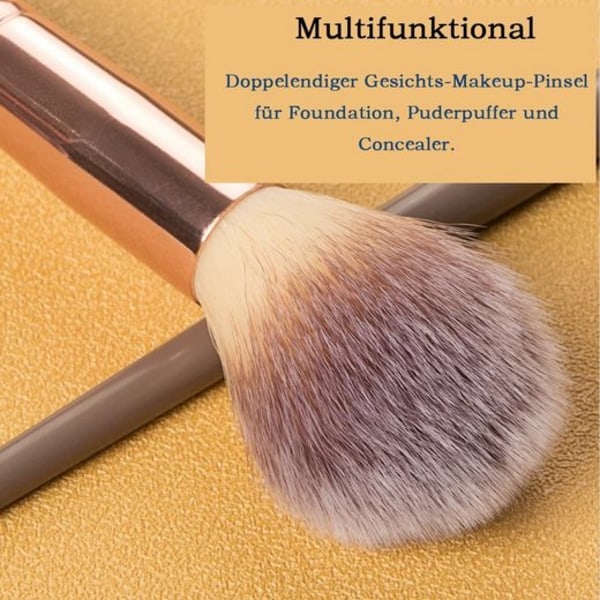Foundation Makeup Brush, Double Brush Foundation Makeup Brush