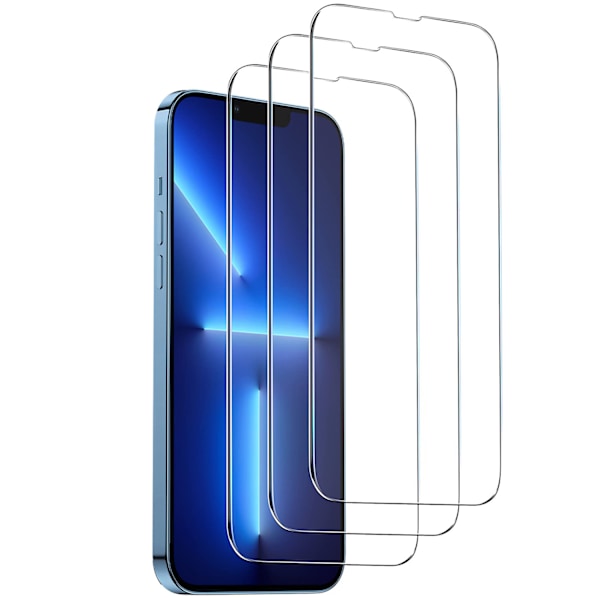 [3-PAK] - iPhone 13 Hærdet Glas Beskyttelse