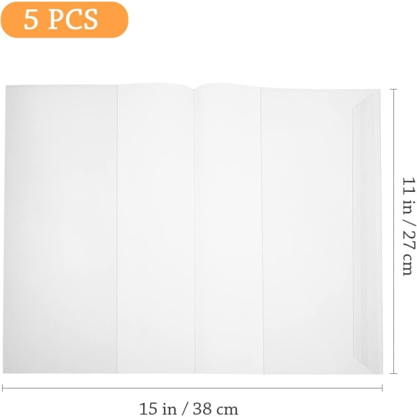 pcs Kirjan kannet Arkinsuojat läpinäkyvät säädettävällä liimakiinnityksellä 16K Koko kirjoille