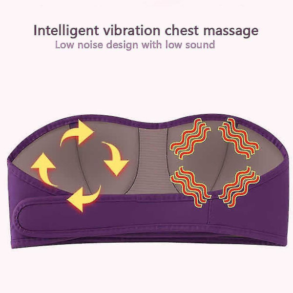 Caraele Electric Chest Enlarge Massager Breast Enhancer Booster Uppvärmning Bröststimulator wtake