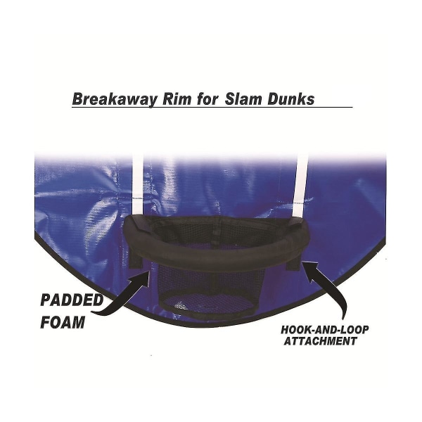Studsmatta basketkorg med mini basket Lätt att installera basketkorg studsmatta för breakout säker dunk