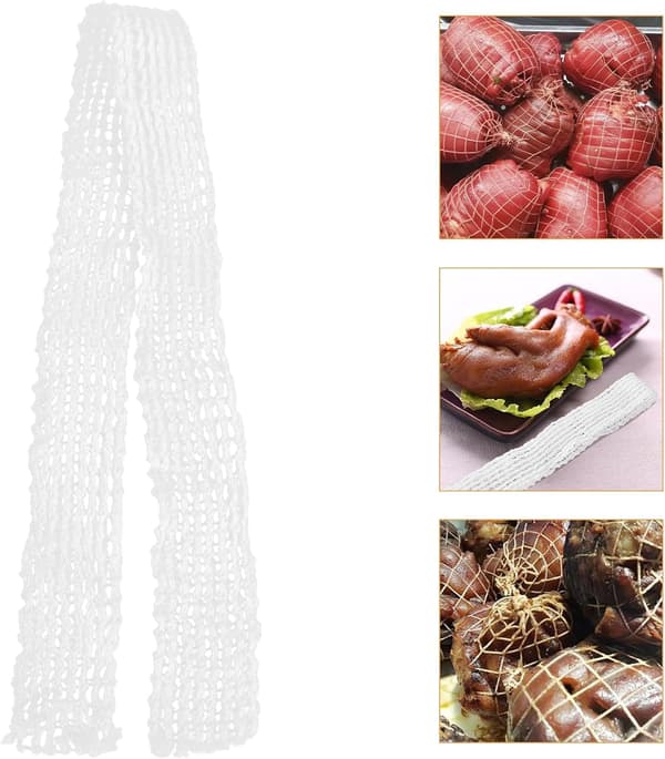Kødbutcher Twine Net Kødnet Rulle (100CM Længde)