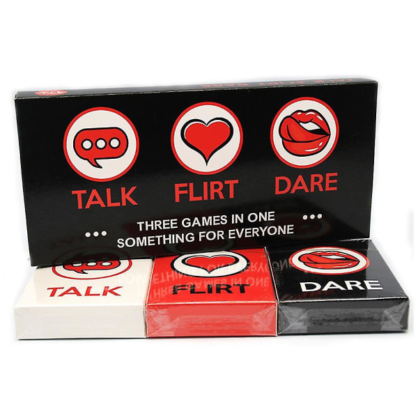 Prata, flirta eller våga par roliga och romantiska kortspelskonversationsstartare, flirtiga spel eller coola vågor