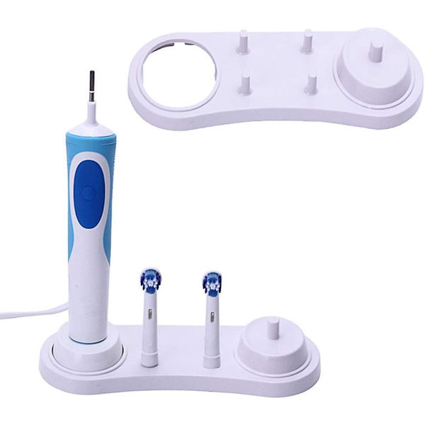 Laddningsställ för Oral B & Oral B PRO-serien, Hårdplastställ med platsbesparande design för badrumsförvaring_xx