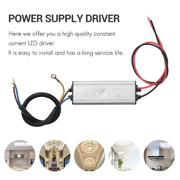 Vakiovirtalähde LED DC30-36V 900mA 30W Vedenpitävä IP67