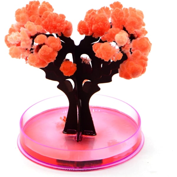 Magic Sakura Tree Mini Magic Tree Crystal Kasvava Sydämen muotoinen Magic Tree Paperi
