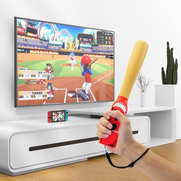 Baseballmailan kahvakahva, Baseball Stick -pelitarvikkeet, jotka ovat yhteensopivat Nintendo Switch OLEDin kanssa (2 kpl)