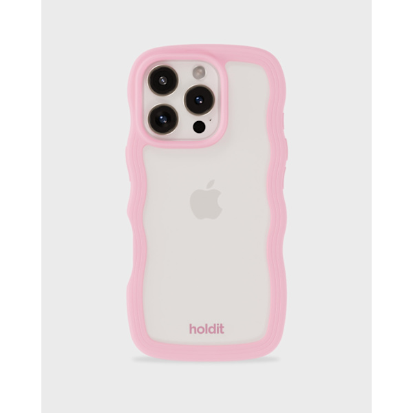 held iPhone 16 Pro Max -kuori, aaltoileva pinkki/läpinäkyvä_xx 64