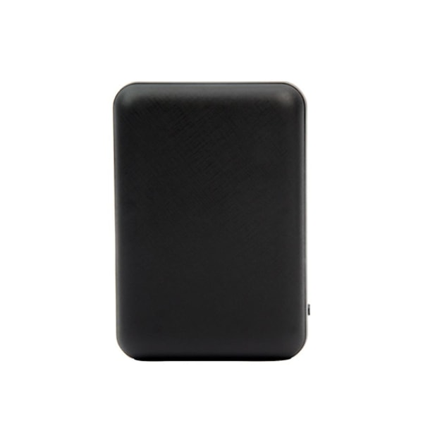 10000mAh Powerbank 5V 2A Oplader Li-polymer Batteripakke til Opvarmningsvest Jakke Halstørklæde Sokker Handsker Batteristarter Black