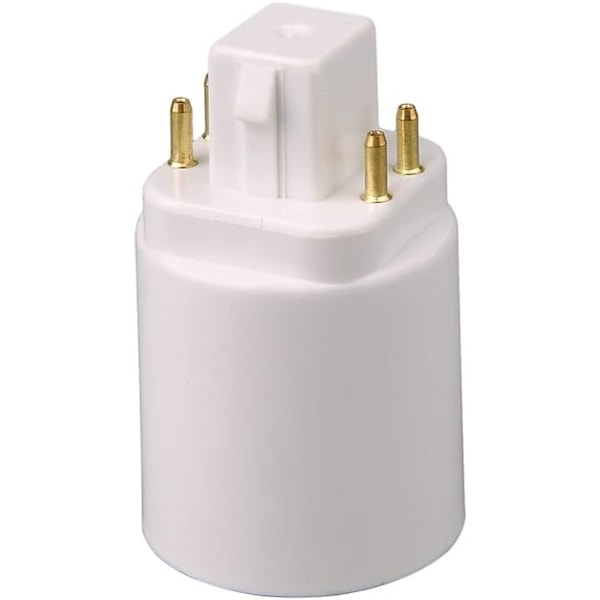 GX24Q LED-lampadapter för 4-stifts E27-sockel (2 st)