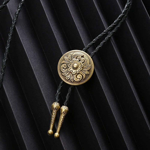 Fashion Western Cowboy Slips Lang Stjerne Texas Bolo Tie