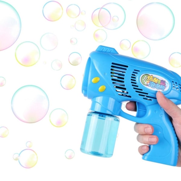Barns elektriska bubbla maskin utomhus färg leksak
