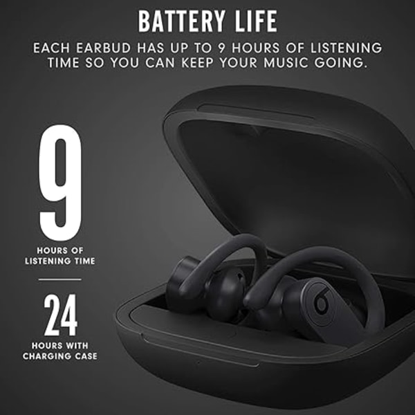 Powerbeats Pro Täysin Langattomat ja Tehokkaat Bluetooth-kuulokkeet black
