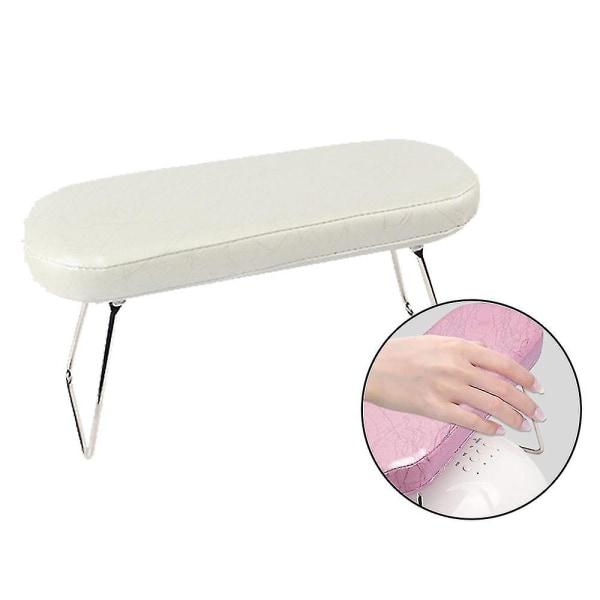 Akryl nagelarmstöd för naglar, mikrofiber läder nagelstödshållare Handkudde för nagelteknik, nagelsalong
