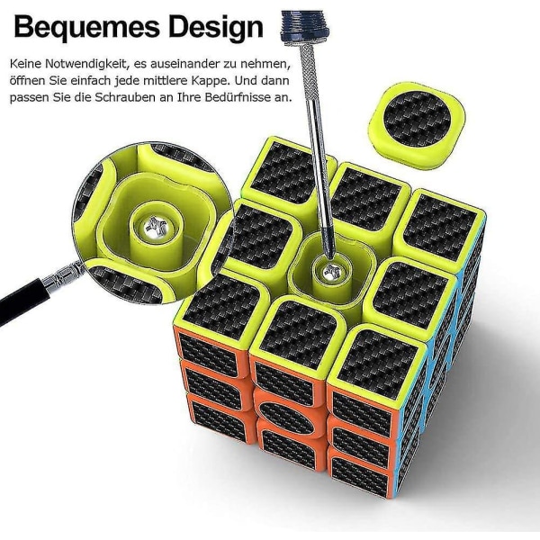 Rubikin kuutio 3x3 Alkuperäinen Speedcube Rubikin kuutio Speed ​​Cube