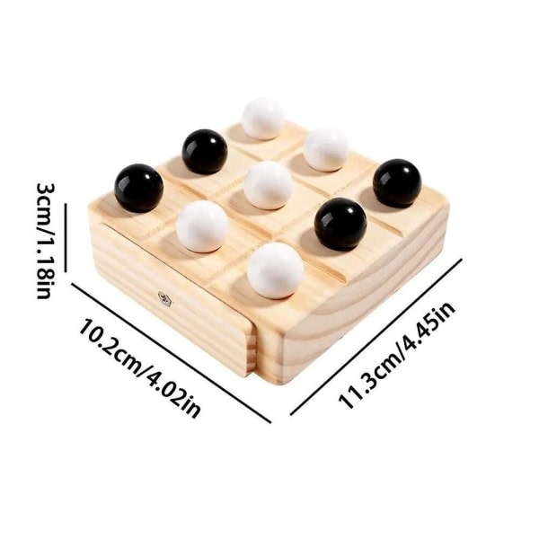 Xo Game 3 In A Row-spill Pedagogiske brettspill Interaktive strategi hjernepuslespill Morsomme spill for voksne og barn