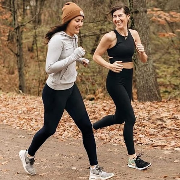 4 Pack leggingsit naisille peppu nosta korkea vyötärö vatsa Control Ei läpinäkyvä Joogahousut Harjoittelu Juoksuleggingsit M