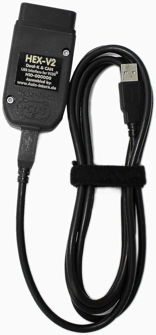 HEX V2 VCDS USB Diagnosegrensesnitt - Perfekt English