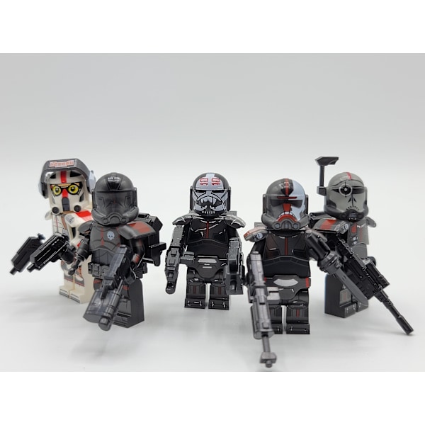 Star Wars Bad Batch Anpassad Minifigur 5-pack