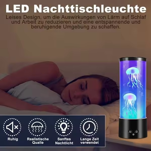 Ögonskyddande RGB simulerad manetlampa Akvarium färg Atmosp