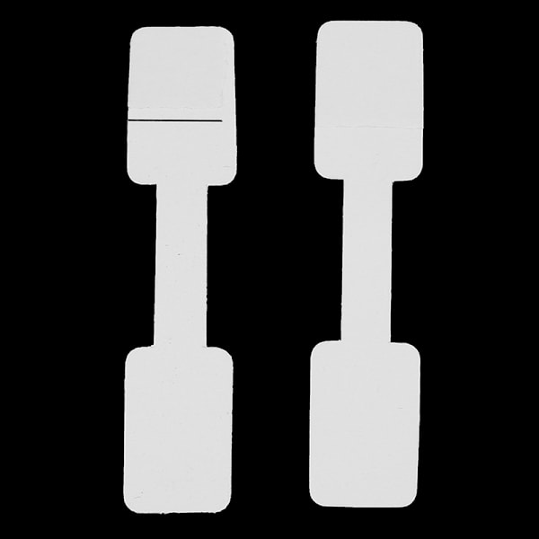 50/100 st Prislappar för Halsband, Ringar, Smycken, Papperslappar 100 pcs