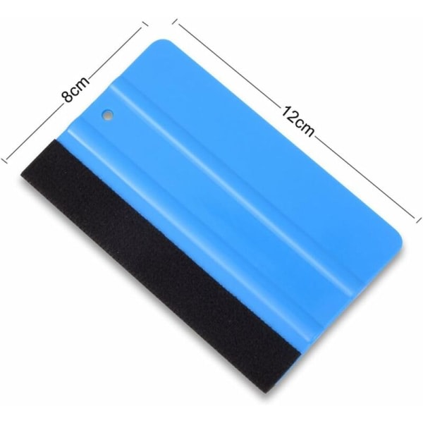 10 stykker filtskrape Plastskrapeverktøy Plast Vinyl Wrap Karbon Fiber Bil Kjøretøy Farge Kjøkkenskap Applikator Wrap