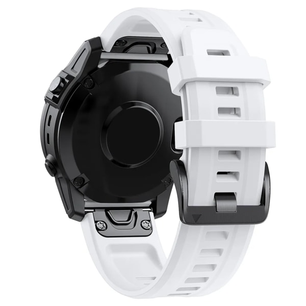Garmin Fenix ​​​​7S/ 6S/ 6S Pro/ 5S/ 5S Plus/Descent Mk2S Watch 20MM Armbåndsklokke Silikon hurtigspenne (hvit) Hvit