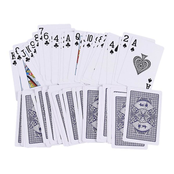 54 kort/1 sæt klassisk mønster poker bordspil Spillekort Poker Bordspil Spillekort Samling Underholdningsprodukter