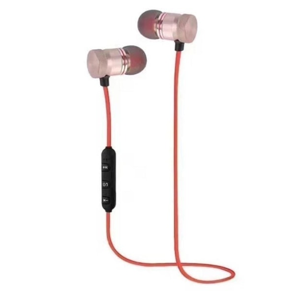 Unisex høretelefoner Øretelefon Håndfri Bluetooth Gym Trådløst headset ed