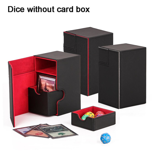 Ultra 100+ kort Deck Box Læder Cards Deck Case Til Magical All The Cards Keyforge