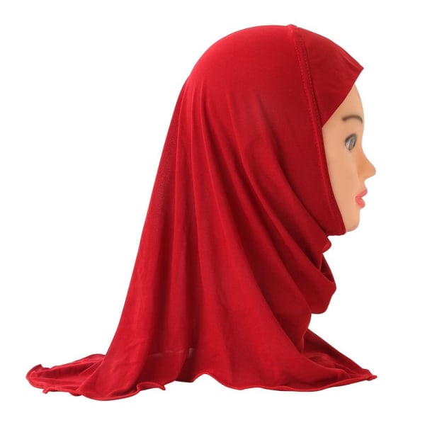 Muslim Hijab islamilaiset huivihuivit lapsille RED ed