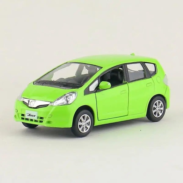 Rmz City Toy Diecast Model 1:36 Skala Honda Jazz Suv Sport Træk Tilbage Døre Åbne Bil Uddannelsesmæssig Samling Gave Til Børn Grøn