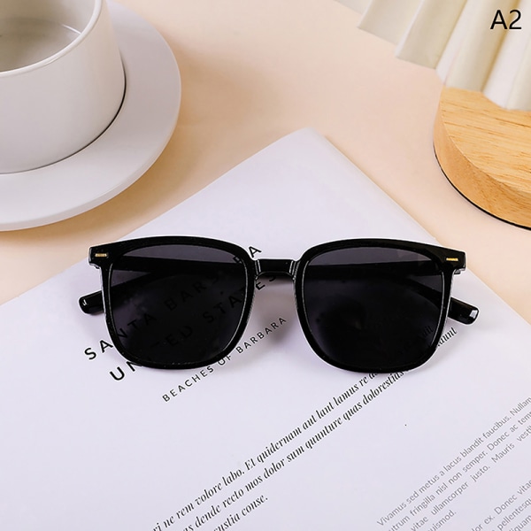 Klassiske minimalistiske firkantede solbriller utendørs solbriller A2