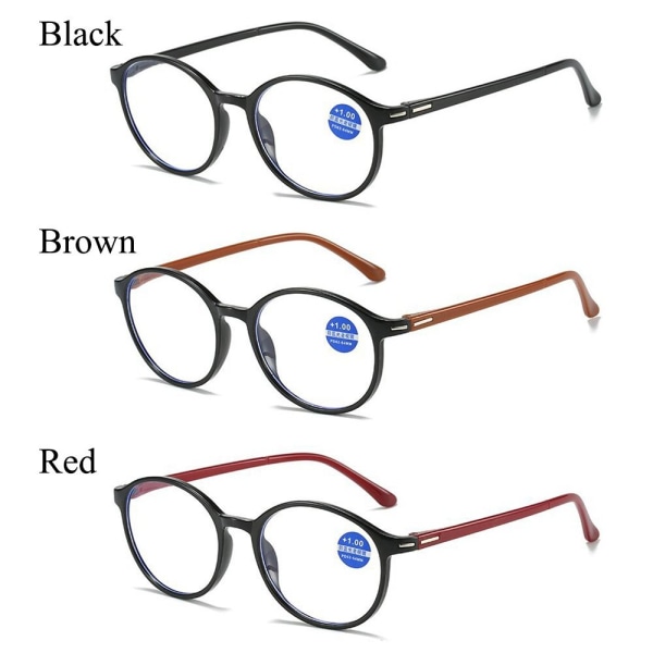 Läsglasögon Presbyopia Glasögon RÖD STYRKA 3,5X Rött Strength 3.5x-Strength 3.5x Red
