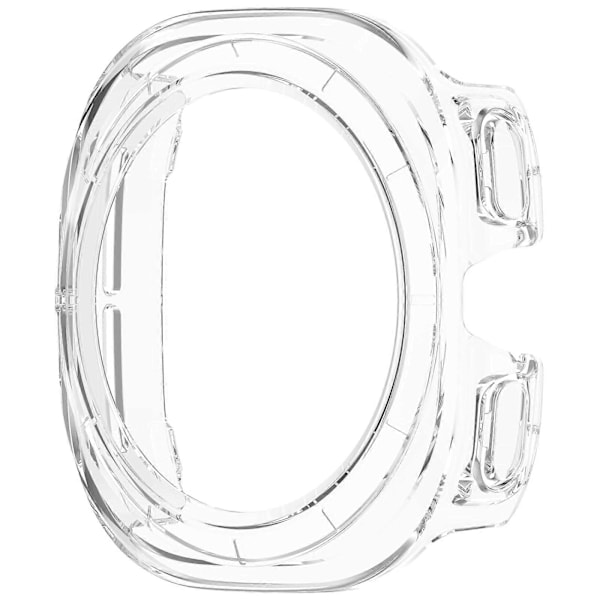 Hårdt PC-etui til Samsung Galaxy Watch Ultra 47mm, Semi-beskyttende armbåndsetui Transparent