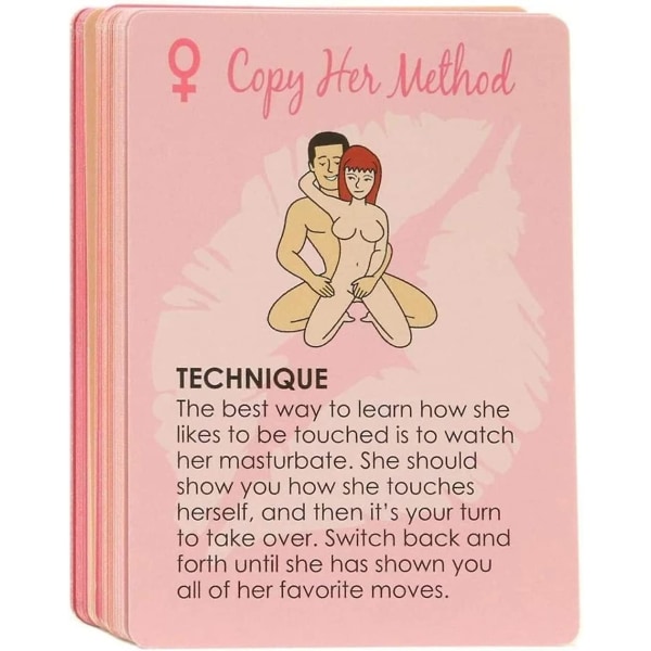 The Oral Sex Card Deck, Sexy Kuponger for Par, Voksenspill