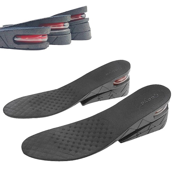 Shoe Inserts / Get Taller - Men's Insoles, 3-Layer Black