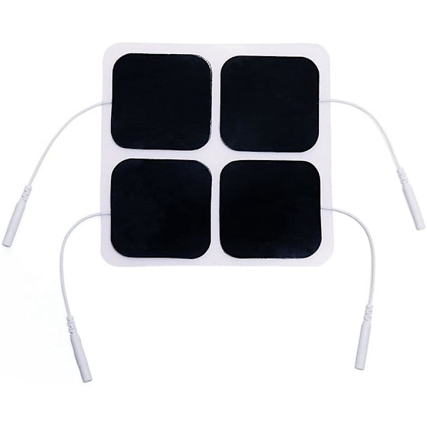 40 st Tens Enhet Elektroder, 2x2 Elektroder för Ems Muskelstimulator Elektroterapi Pads