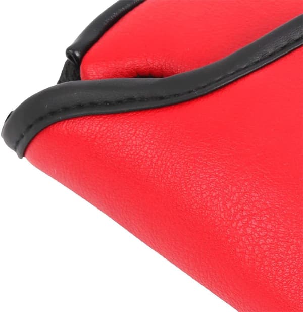 Vattentätt putterfodral för golfklubbor i PU-läder 13x11cm Röd