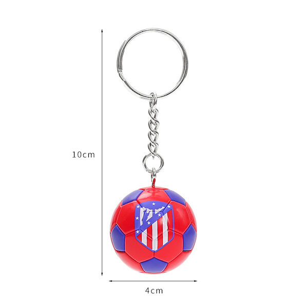PVC-avainrengas minijalkapallolla, Saksa 2024 Euroopan Cup -seuran logolippu Manchester City Real Madrid_xx Bayern Munich