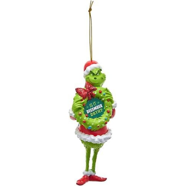 Hauska Joulu Grinch-koristeet Joulukuusi Ripustuskoriste Hahmo Riippuva -sz.11977 Style 18