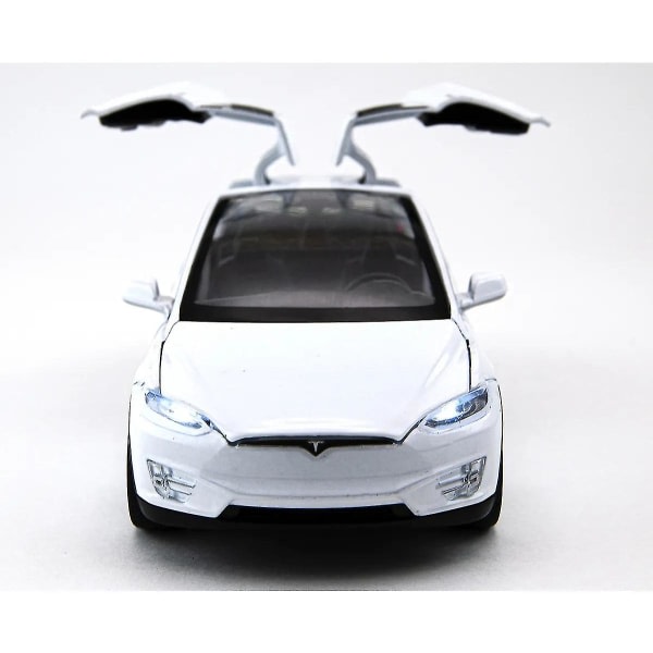 2024 Gavebilmodellen Tesla Model X Suv Legering Simuleringslegetøj Børnegave