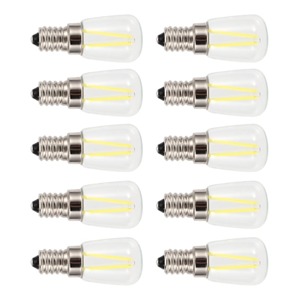 10 kpl Mini Himmennettävä E14 LED-lamppu 1,5W AC 110V kattokruunun kynttilänjalkaan