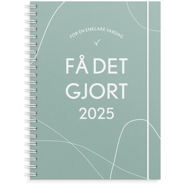 Kalender 2025 Get it done Grön