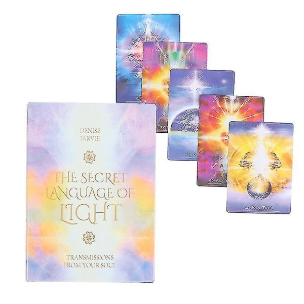 Hemliga språket av ljusorakelkort Tarot Prophecy Divination brädspel