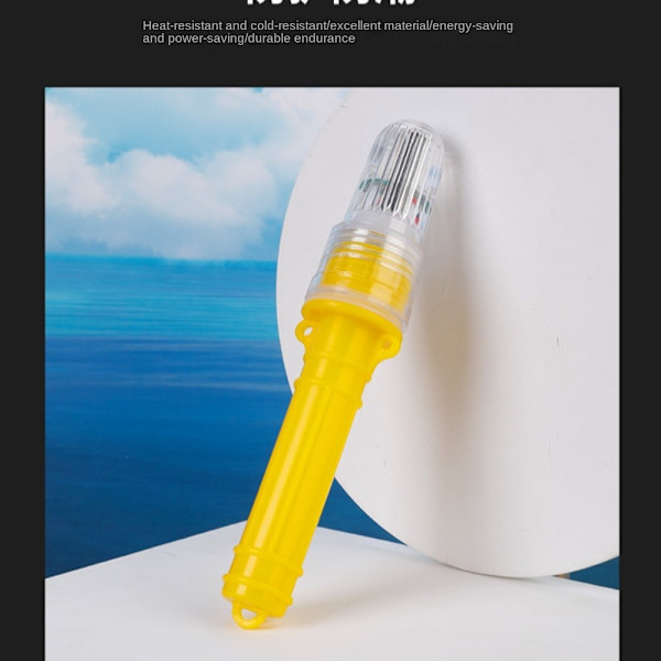 LED fiske ljus boj signal ljus GUL yellow