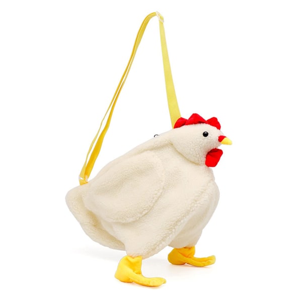 Kvinder skuldertaske, tegneserietaske, crossbody tasker Skulder Chicken Duck Casual taske (kylling)