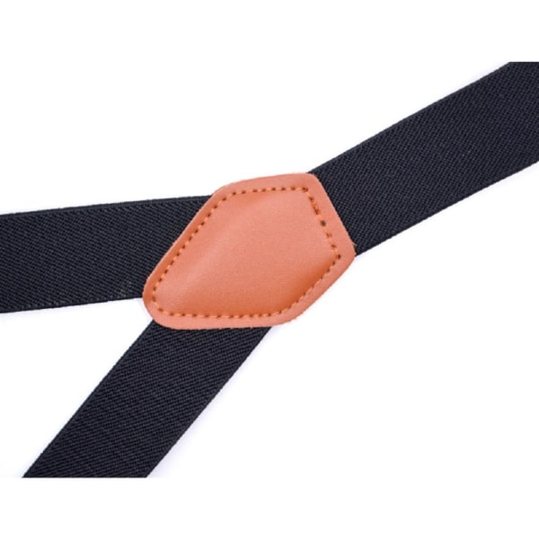 Unisex seler med sløyfesett for kvinner menn ungdom elegant design 3 klips elastisk belte lengde justerbar 155-180 høyde